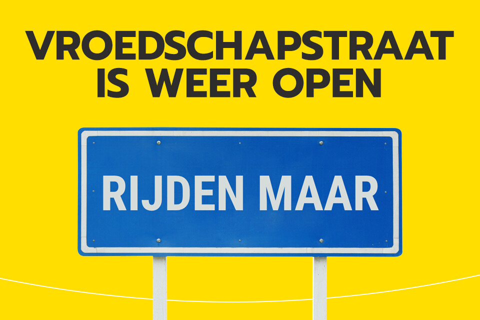 Piazza nieuwsblokje website   Vroedschapstraat is weer open
